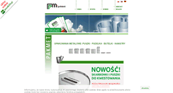 Desktop Screenshot of pakmet.pl